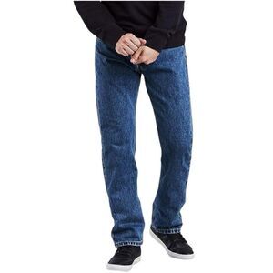 Levi’s 505 Men’s Regular Fit Tapered Leg Jeans Size 38x29